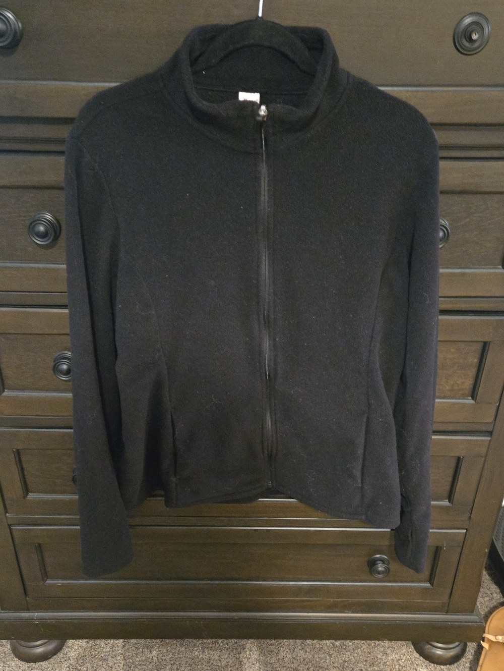 Women's Black Full-Zip Jacket
